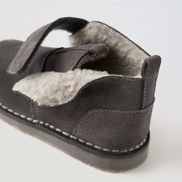 Zara lined suede boots - Picture 6 of 6